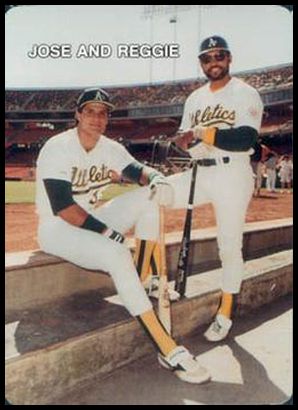 27 Jose Canseco and Reggie Jackson